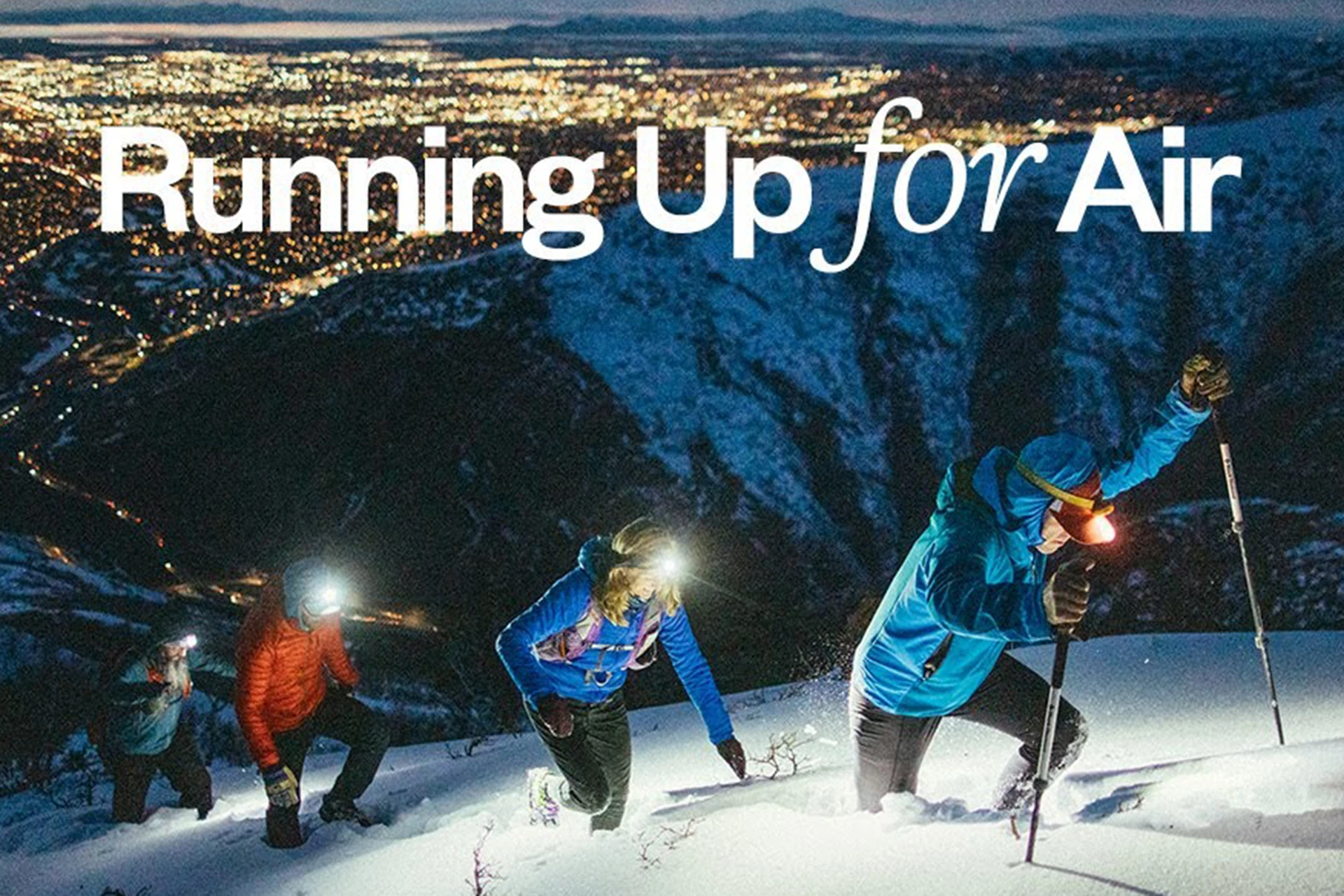 running up for air